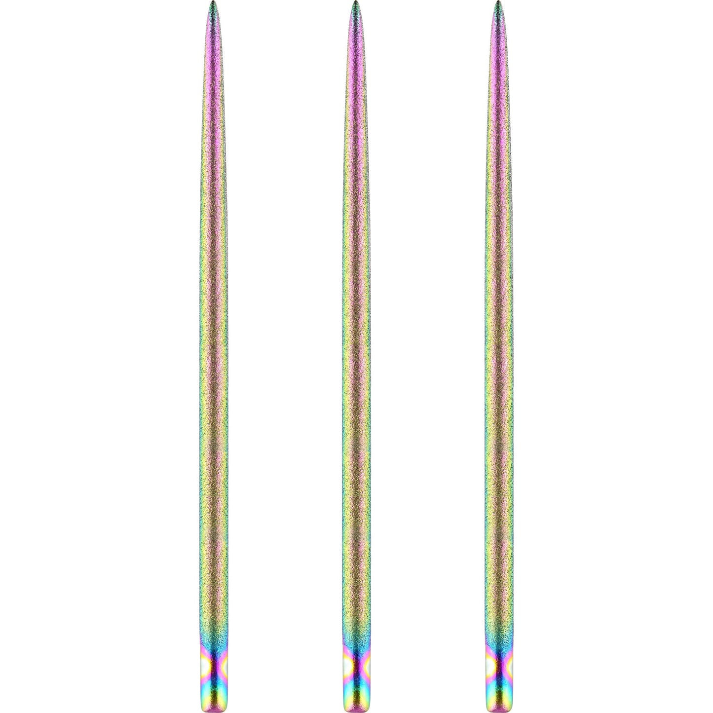 ONE80 Long Taper Dart Points - Sand Coated - Rainbow