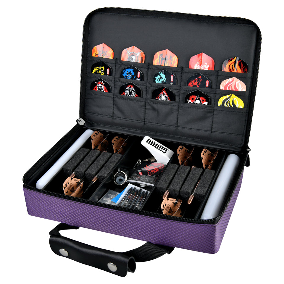 ONE80 Master Dart Box - Purple