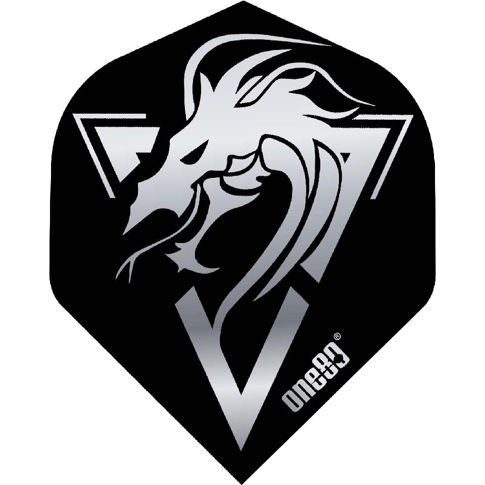 ONE80 Serpent Flights - Standard - Silver