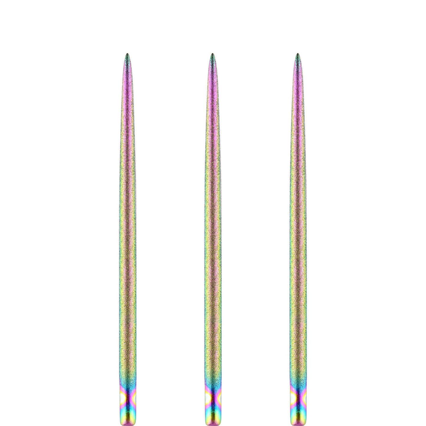 ONE80 Long Taper Dart Points - Sand Coated - Rainbow