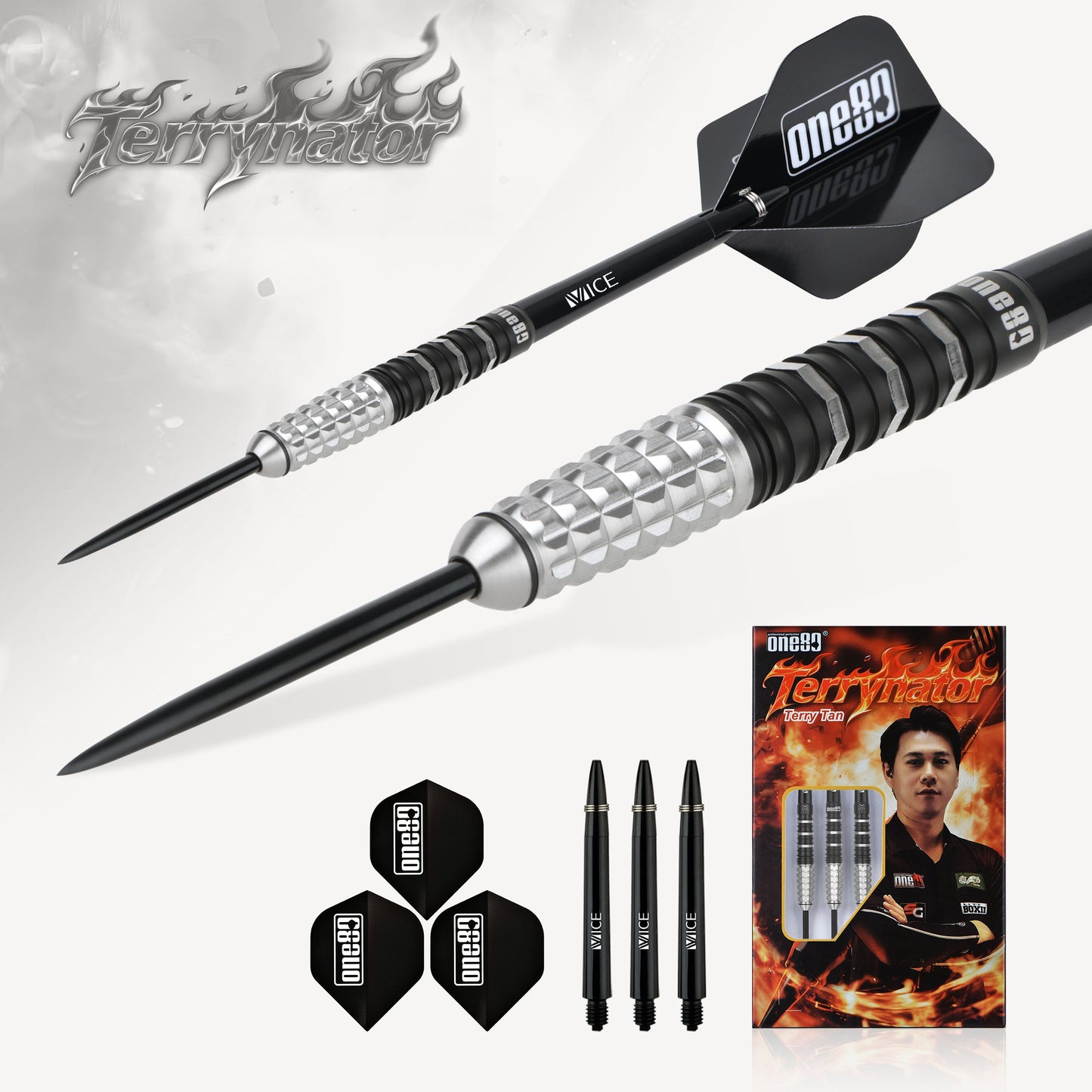 ONE80 Terry Tan Signature 90% Tungsten Steel Tip Darts