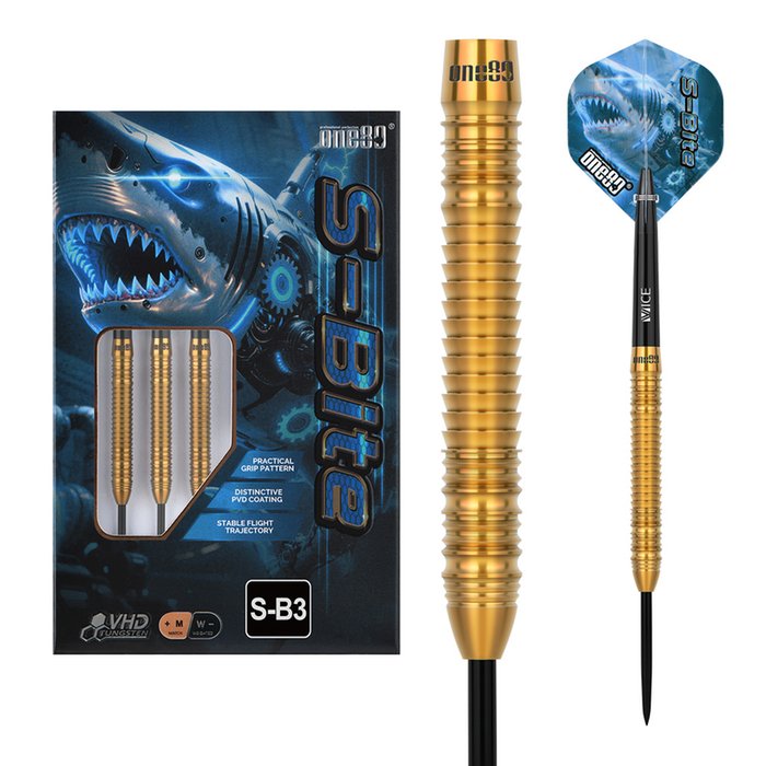 ONE80 Sbite-S-B3 90% - Steel Tip Darts