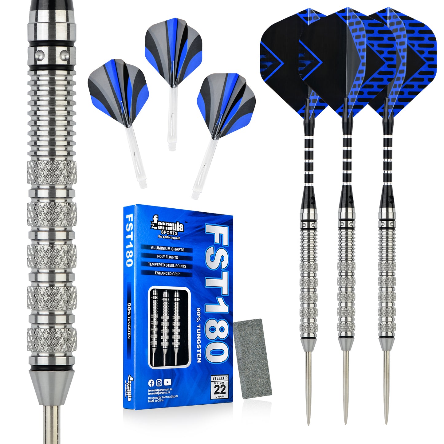 FST180 GEN1 Silver Dart Set (Pack of 3)