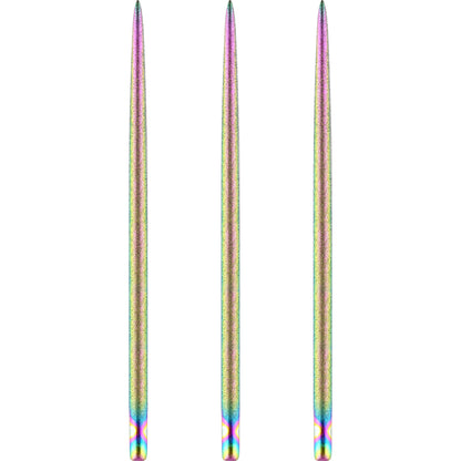 ONE80 Long Taper Dart Points - Sand Coated - Rainbow