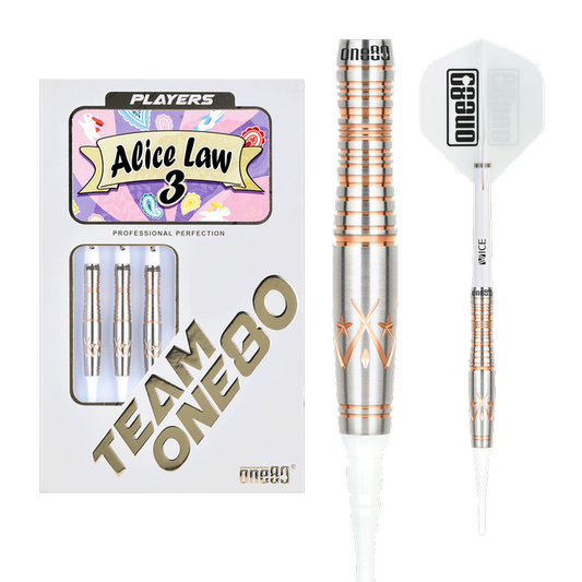 ONE80 Alice Law III Rose Gold 90% - Soft Tip Darts