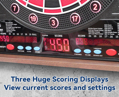 Triple LED Digital Scoreboard Close-up