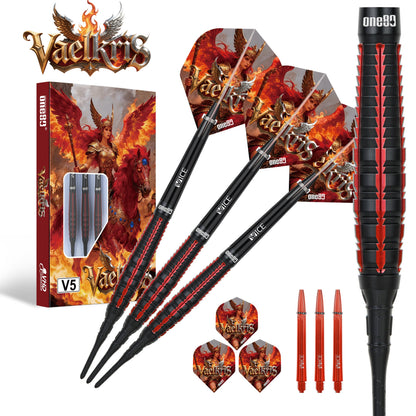 ONE80 Vaelkris V05 90% Tungsten Steel Tip Darts