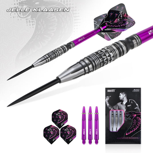 ONE80 Jelle Klaasen V3 90% Tungsten Steel Tip Darts