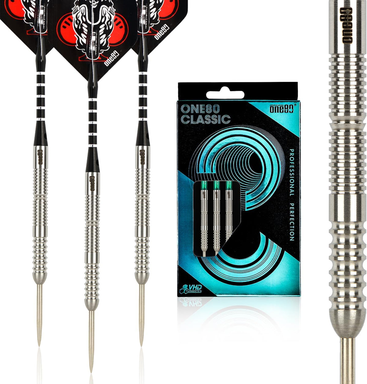 One80 Classic F-23g steel tip darts