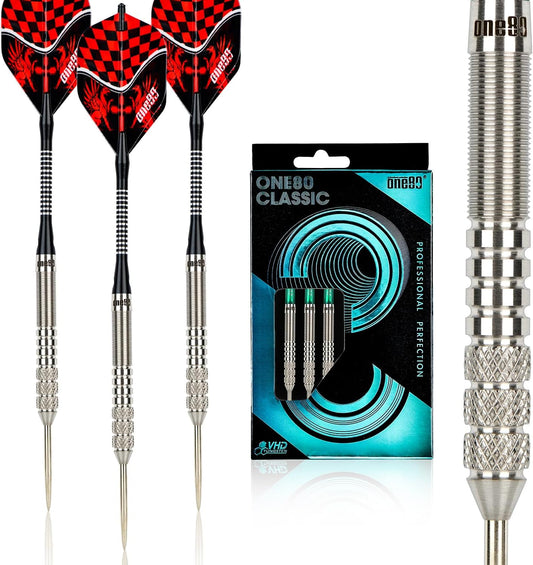 ONE80 Classic D-24g 90% tungsten steel tip darts