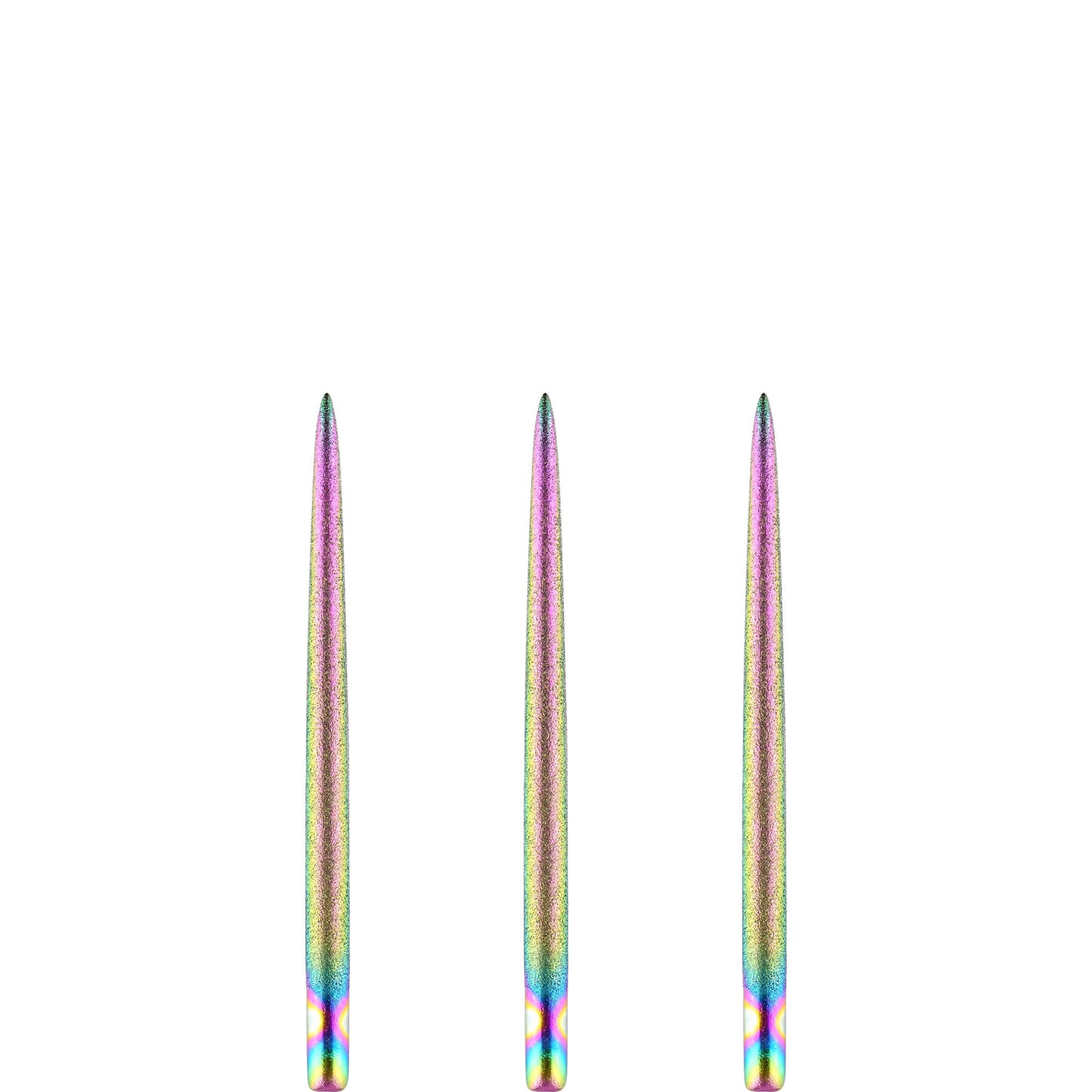 ONE80 Long Taper Dart Points - Sand Coated - Rainbow