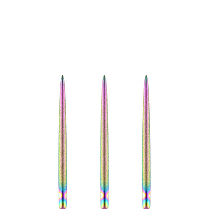 ONE80 Long Taper Dart Points - Sand Coated - Rainbow