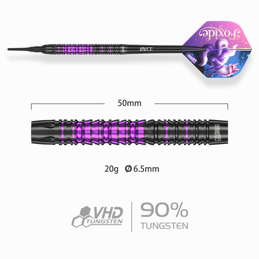 ONE80 Foxide F1 90% Tungsten Steel Tip Darts