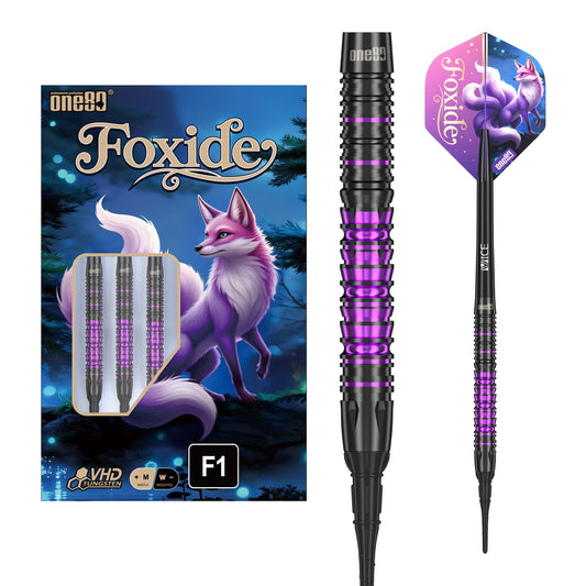 ONE80 Foxide F1 90% Tungsten Steel Tip Darts