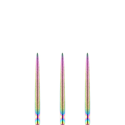 ONE80 Long Taper Dart Points - Sand Coated - Rainbow