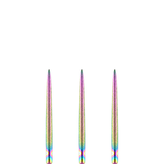 ONE80 Long Taper Dart Points - Sand Coated - Rainbow