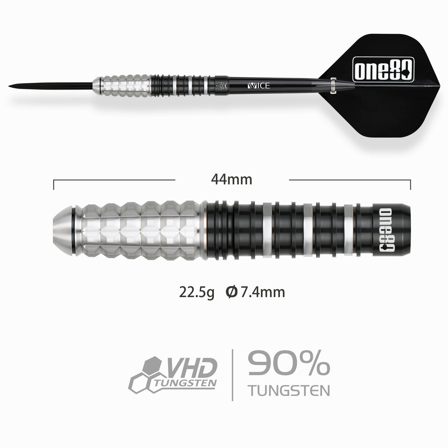 ONE80 Terry Tan Signature 90% Tungsten Steel Tip Darts