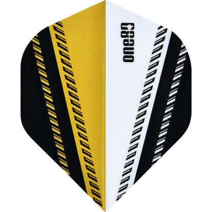 ONE80 V-Flow Dart Flights - 100 Micron - No.2 Standard