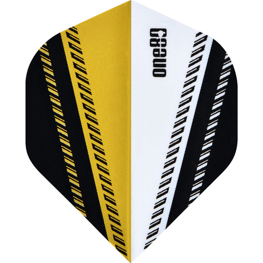 ONE80 V-Flow Dart Flights - 100 Micron - No.2 Standard