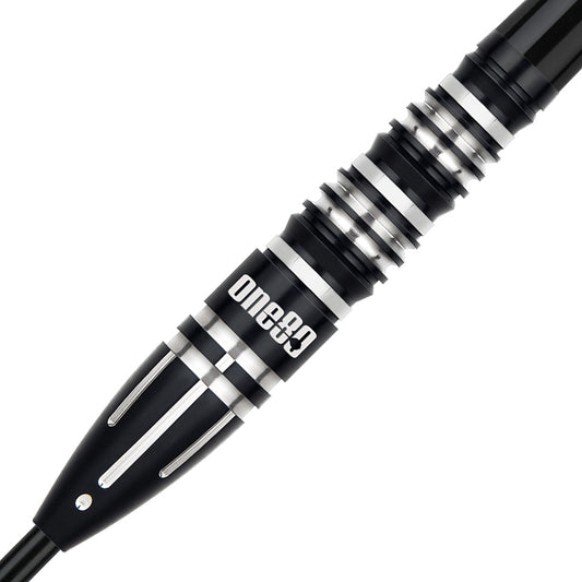 ONE80 Tsuji III Steel Tip Darts - Black
