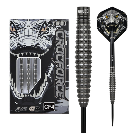 ONE80 Crocforce Darts - Steel Tip - 90% Tungsten - CF4