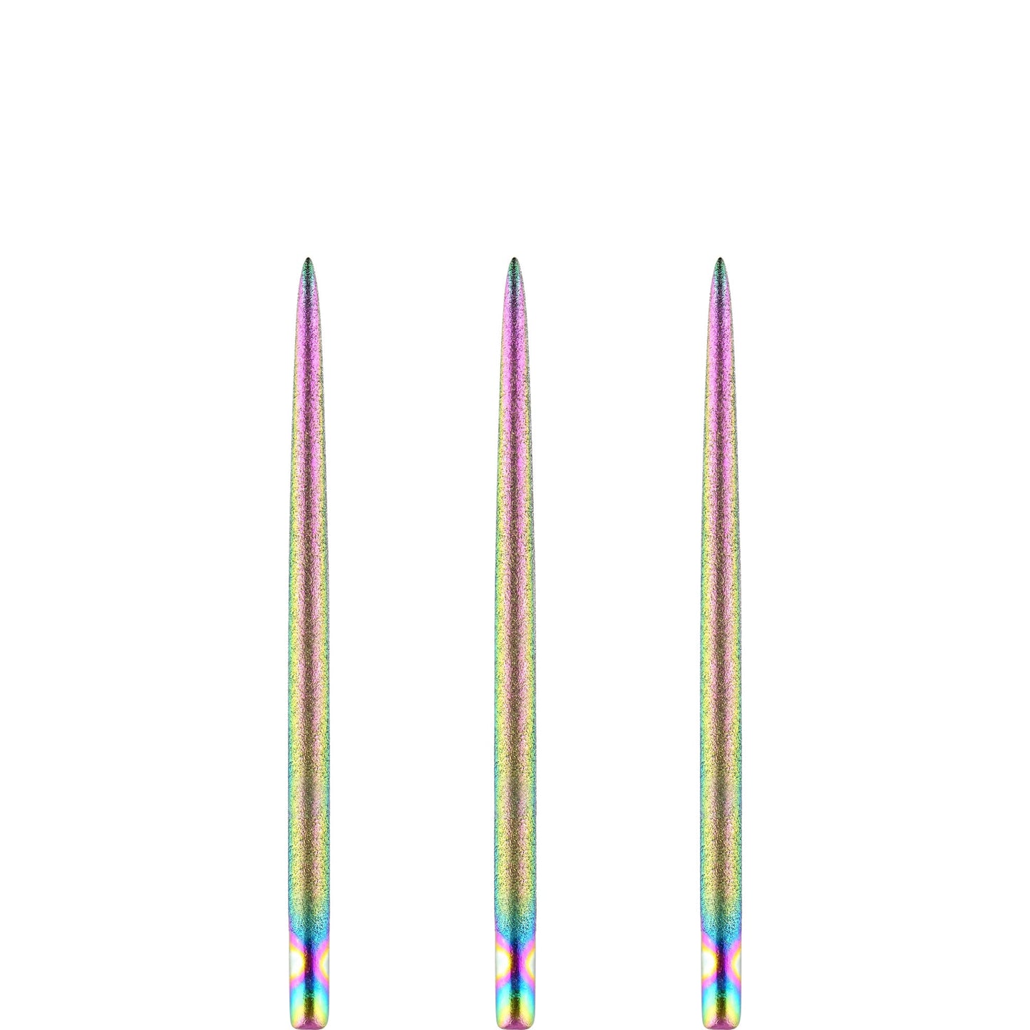 ONE80 Long Taper Dart Points - Sand Coated - Rainbow